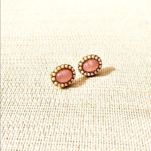Feminine pink earrings